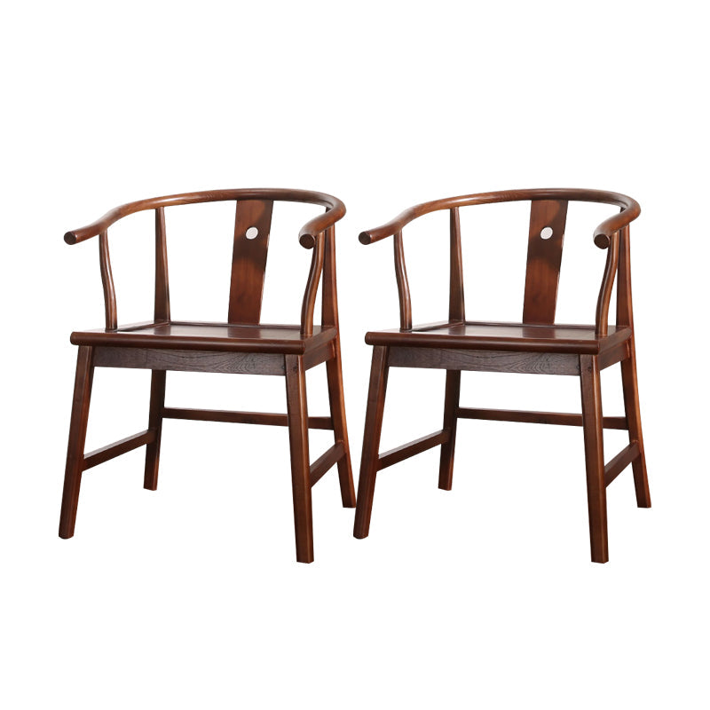 Traditional Dining Side Chair Arm Solid Wood Dining Side Chairs
