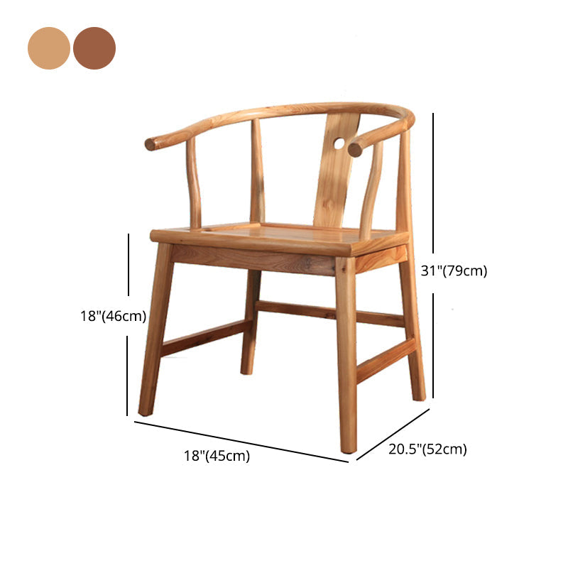 Traditional Dining Side Chair Arm Solid Wood Dining Side Chairs
