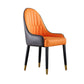 Solid Back Arm Side Chair Scandinavian Design Leather Dining Side Chair Clearhalo 'Dining Chairs' 'Dining Tables & Seating' 'dining_chair' 'furn' 'furn_dining_chair' 'Furniture' 'Kitchen & Dining Furniture' 5662164