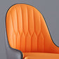 Solid Back Arm Side Chair Scandinavian Design Leather Dining Side Chair Clearhalo 'Dining Chairs' 'Dining Tables & Seating' 'dining_chair' 'furn' 'furn_dining_chair' 'Furniture' 'Kitchen & Dining Furniture' 5662168