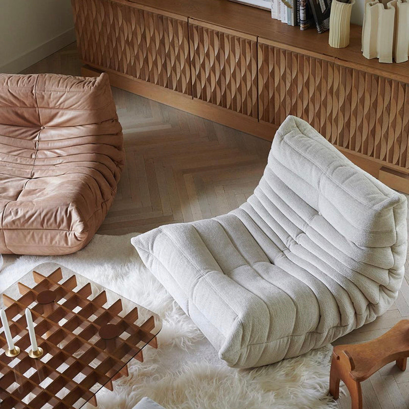 Mid-Century Modern Armless Accent Chair Microfiber Accent Room Chair for Living Room Grey 1 Piece Clearhalo 'Accent Chairs' 'accent_chairs' 'Chairs & Seating' 'furn' 'furn_accent_chairs' 'Furniture' 'Living Room Furniture' 5662208