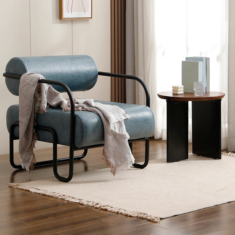 31.50 "de ancho silla de sofá de estilo contemporáneo con la silla de brazo con respaldo fijo