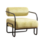 31.50 "de ancho silla de sofá de estilo contemporáneo con la silla de brazo con respaldo fijo