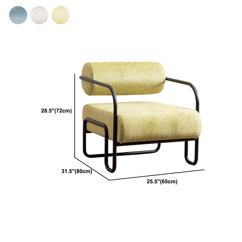 31.50 "de ancho silla de sofá de estilo contemporáneo con la silla de brazo con respaldo fijo