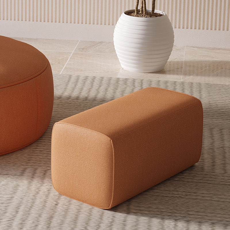 Mid-Century Modern Armless Accent Chair Fixed Back Accent Room Chair for Living Room