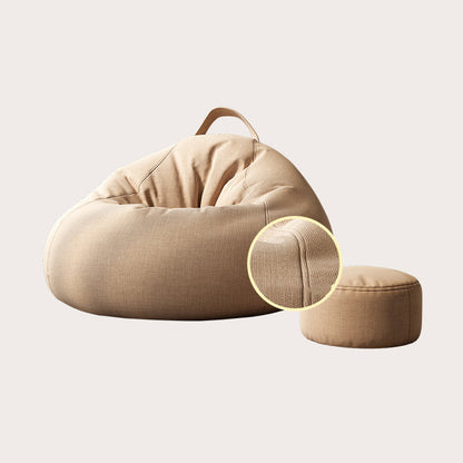 Contemporary Style Single Sofa Chair Fixed Back Armless Chair for Bedroom