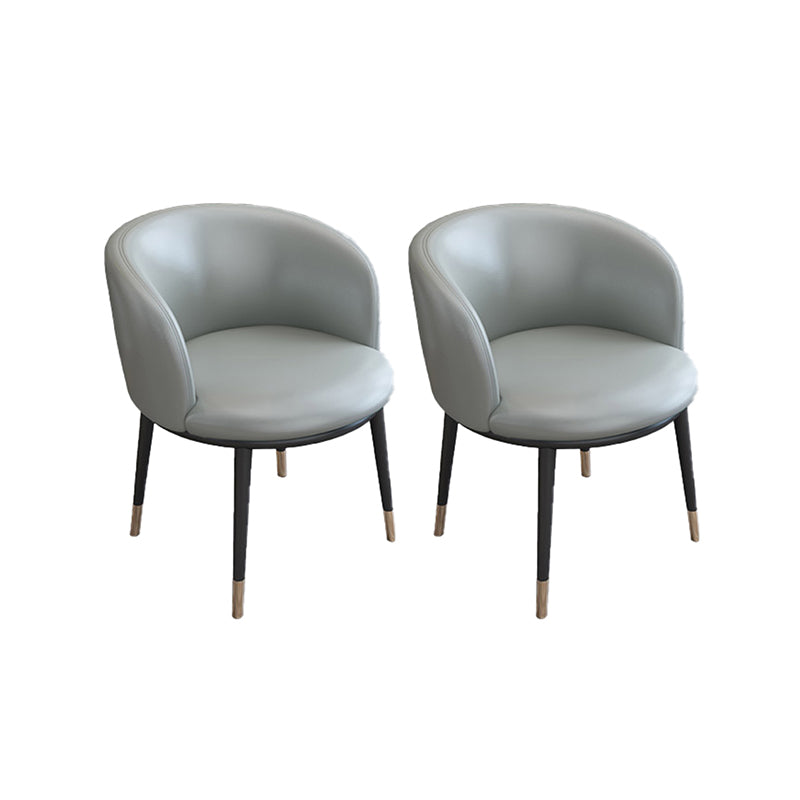 Armini in stile moderno includeva poltrona accento in legno in finto