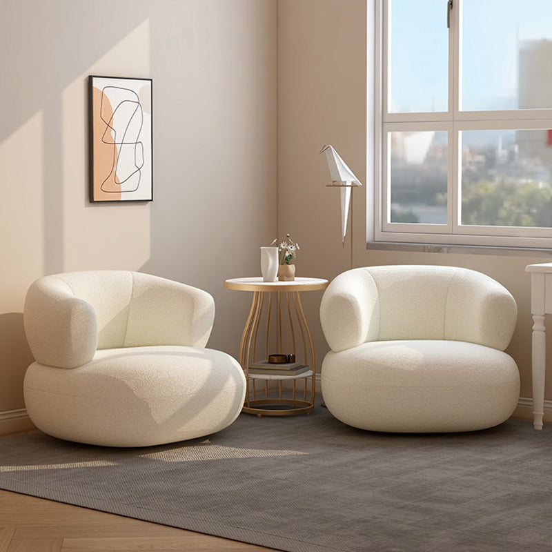 Chaise d'accent sans bras moderne du milieu du siècle chaise de salle d'accent en cuir pour le salon