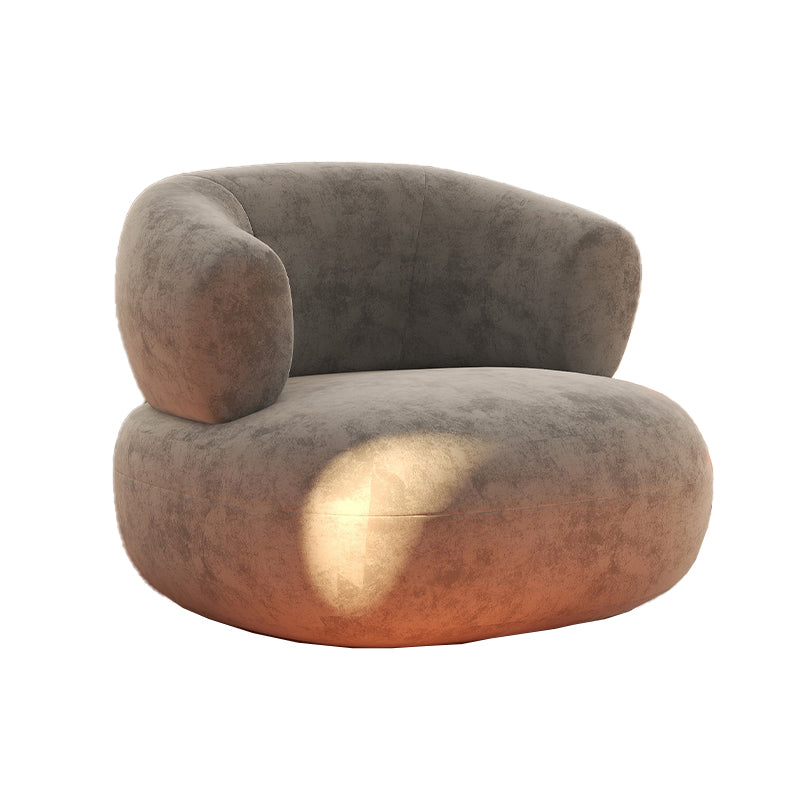 Chaise d'accent sans bras moderne du milieu du siècle chaise de salle d'accent en cuir pour le salon