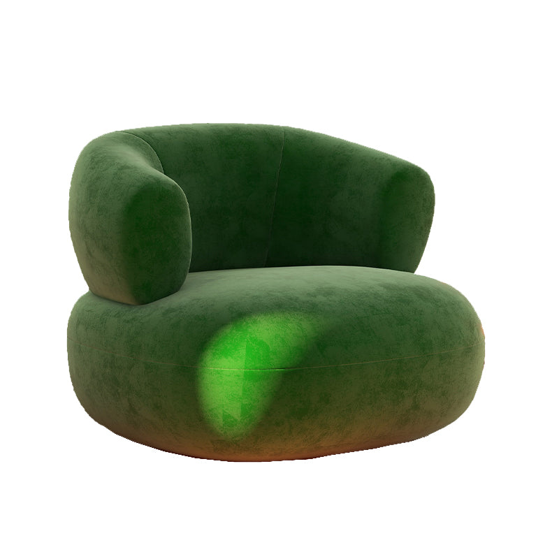 Chaise d'accent sans bras moderne du milieu du siècle chaise de salle d'accent en cuir pour le salon