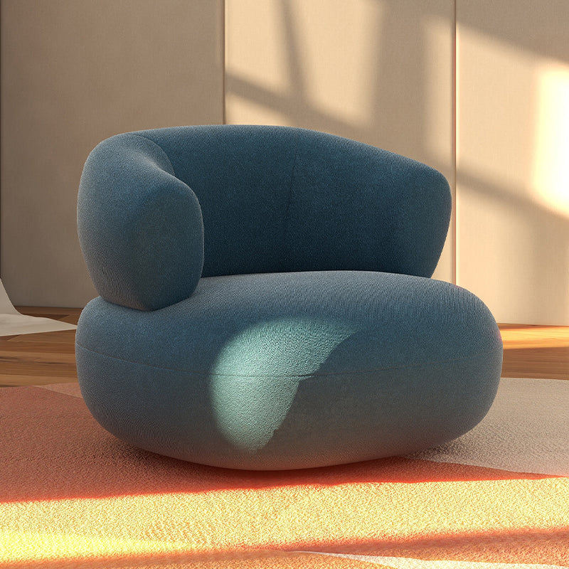 Chaise d'accent sans bras moderne du milieu du siècle chaise de salle d'accent en cuir pour le salon