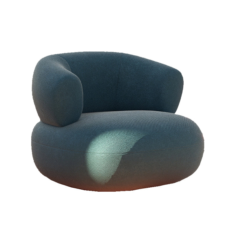 Chaise d'accent sans bras moderne du milieu du siècle chaise de salle d'accent en cuir pour le salon