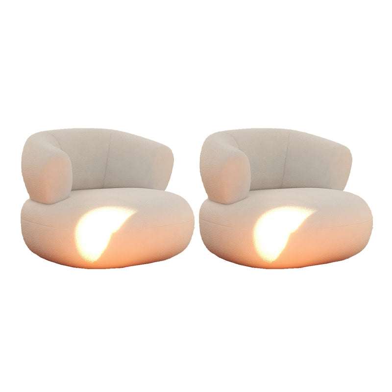 Chaise d'accent sans bras moderne du milieu du siècle chaise de salle d'accent en cuir pour le salon