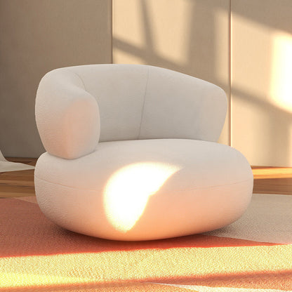 Chaise d'accent sans bras moderne du milieu du siècle chaise de salle d'accent en cuir pour le salon