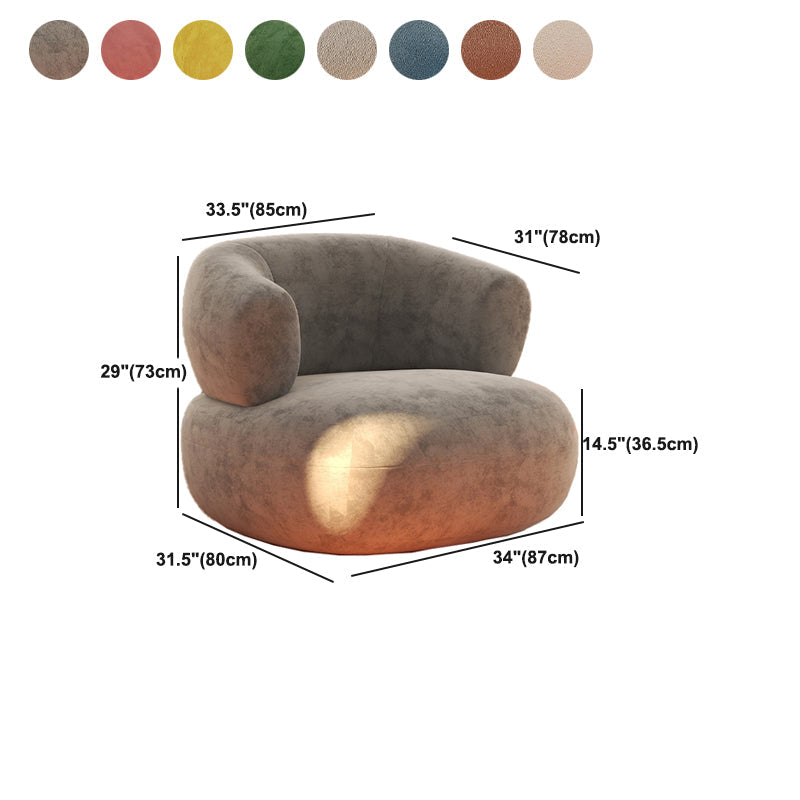 Chaise d'accent sans bras moderne du milieu du siècle chaise de salle d'accent en cuir pour le salon