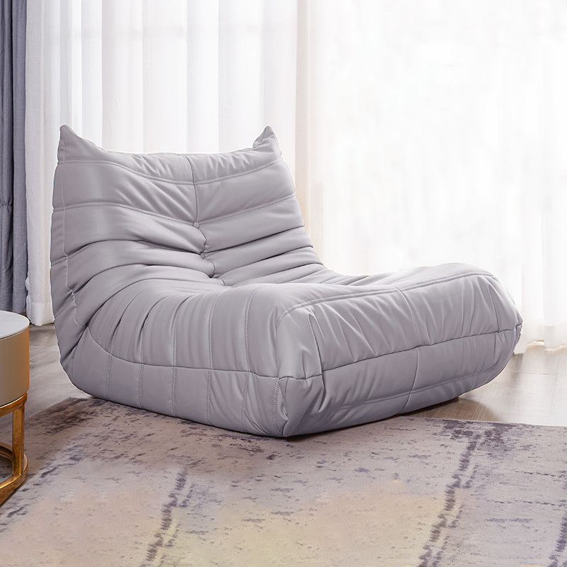 Nordic Style Living Room Upholstered Armless Tight Back Parsons Chair Light Gray 1 Piece Clearhalo 'Accent Chairs' 'accent_chairs' 'Chairs & Seating' 'furn' 'furn_accent_chairs' 'Furniture' 'Living Room Furniture' 5662496