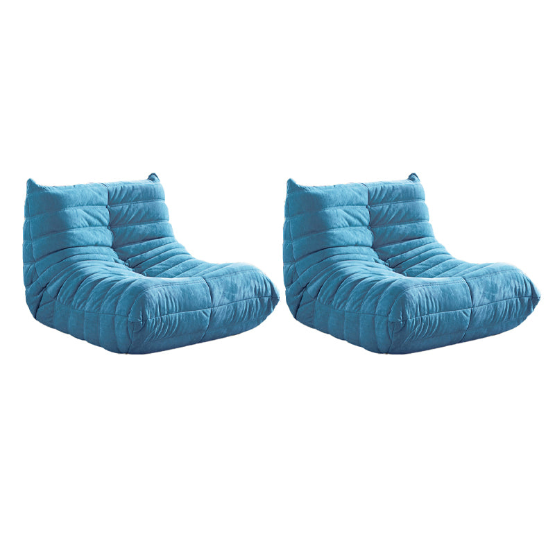 Nordic Style Living Room Upholstered Armless Tight Back Parsons Chair Blue 2 Piece Set Clearhalo 'Accent Chairs' 'accent_chairs' 'Chairs & Seating' 'furn' 'furn_accent_chairs' 'Furniture' 'Living Room Furniture' 5662499