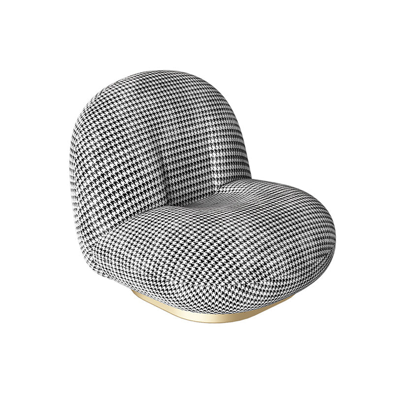 Nordic Style No Armrest No Cushion Back Parsons Chair Gold Base