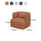 Contemporary 33.5"Wide Pillow Back Sponge Recessed Arms Chair