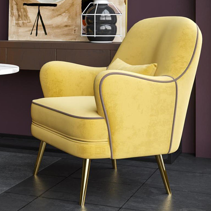 Contemporain 25,6 "W x 25,6" D x 32,3 "H Arichis à bras encastrés Affichage arrière