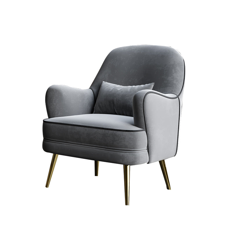 Contemporain 25,6 "W x 25,6" D x 32,3 "H Arichis à bras encastrés Affichage arrière