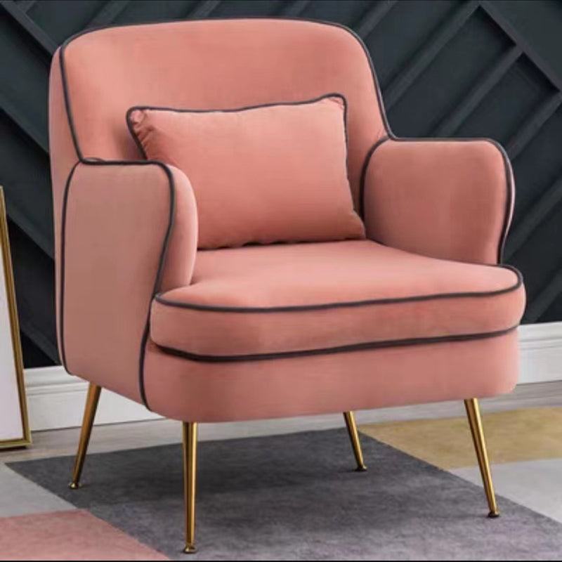 Contemporain 25,6 "W x 25,6" D x 32,3 "H Arichis à bras encastrés Affichage arrière