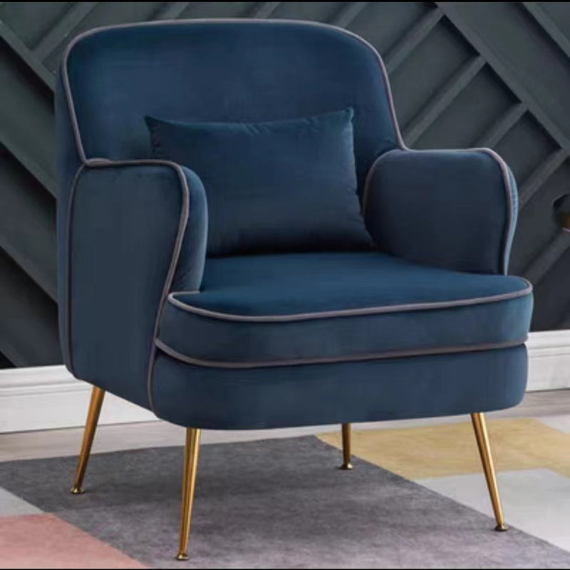 Contemporain 25,6 "W x 25,6" D x 32,3 "H Arichis à bras encastrés Affichage arrière