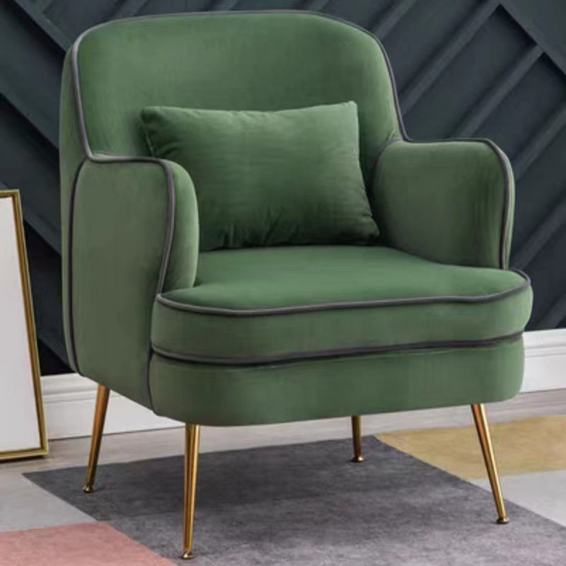 Contemporain 25,6 "W x 25,6" D x 32,3 "H Arichis à bras encastrés Affichage arrière