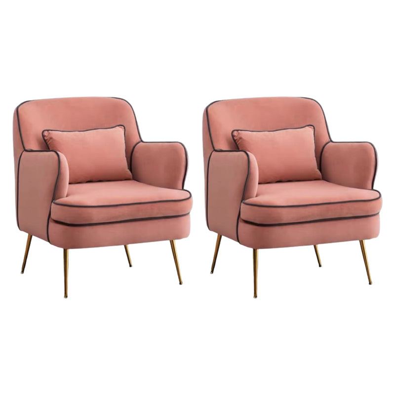 Contemporain 25,6 "W x 25,6" D x 32,3 "H Arichis à bras encastrés Affichage arrière