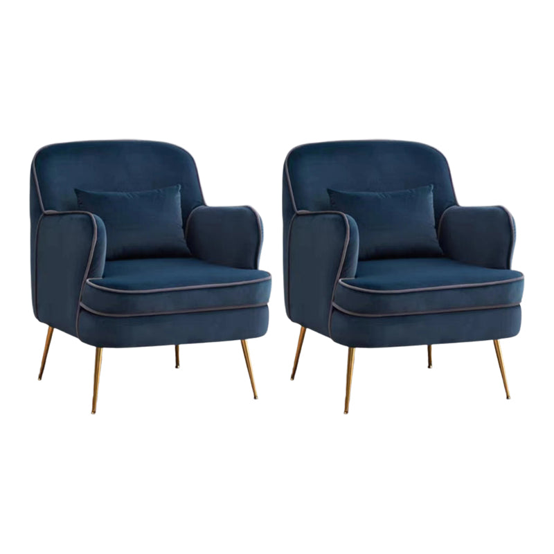 Contemporain 25,6 "W x 25,6" D x 32,3 "H Arichis à bras encastrés Affichage arrière