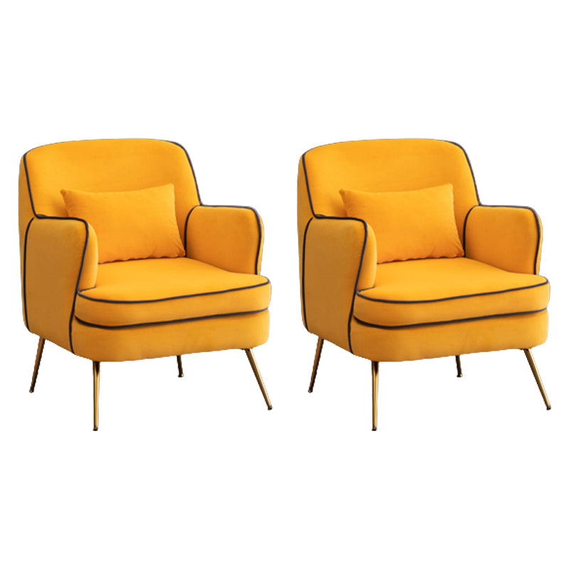 Contemporain 25,6 "W x 25,6" D x 32,3 "H Arichis à bras encastrés Affichage arrière