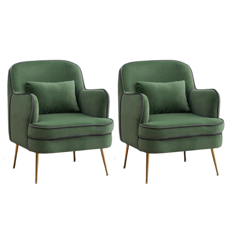 Contemporain 25,6 "W x 25,6" D x 32,3 "H Arichis à bras encastrés Affichage arrière