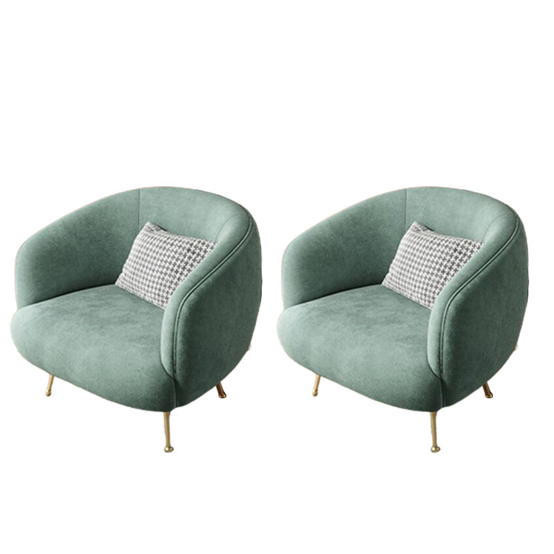 Contemporary 30"W x 30"D x 30"H Fixed Back Sloped Arms Barrel Chair