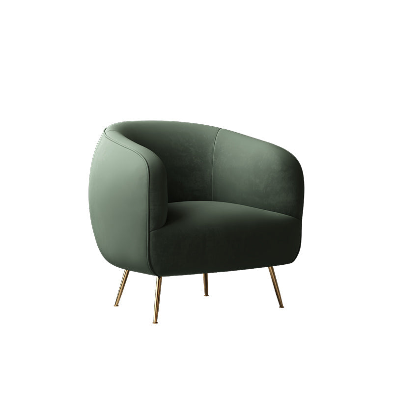 Contemporary 30"W x 30"D x 30"H Fixed Back Sloped Arms Barrel Chair