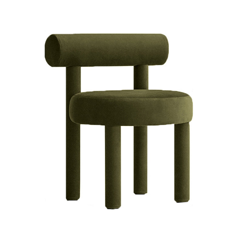 21.65" Wide Scandinavian Style Single Sofa Chair Fixed Back Accent Chair Army Green 1 Piece Clearhalo 'Accent Chairs' 'accent_chairs' 'Chairs & Seating' 'furn' 'furn_accent_chairs' 'Furniture' 'Living Room Furniture' 5662854