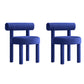 21.65" Wide Scandinavian Style Single Sofa Chair Fixed Back Accent Chair Blue 2 Piece Set Clearhalo 'Accent Chairs' 'accent_chairs' 'Chairs & Seating' 'furn' 'furn_accent_chairs' 'Furniture' 'Living Room Furniture' 5662857