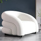 Nordic Style Fabric Armrest without Buffer Backrest Fabric Arm Chair White 1 Piece Clearhalo 'Accent Chairs' 'accent_chairs' 'Chairs & Seating' 'furn' 'furn_accent_chairs' 'Furniture' 'Living Room Furniture' 5662897