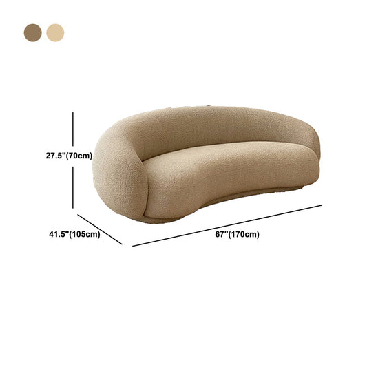 Zeitgenössischer Einbautenarmkrümmungssofa -Formsofa für Wohnzimmer