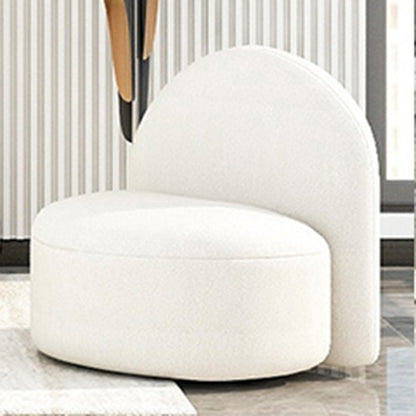 Sofá sofá sofá de lana curva en blanco para sala de estar, apartamento