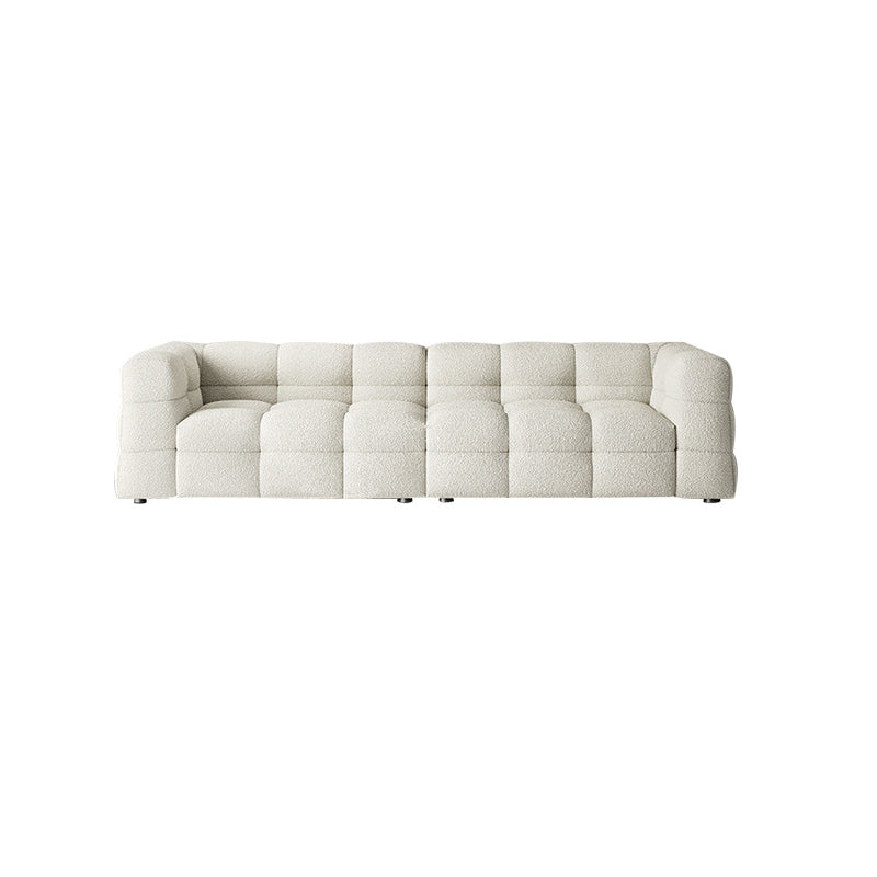 Wool Tuxedo Arm Sofa with Biscuit Back for Living Room 40.16" Wide 110.2"L x 40.2"W x 29.5"H Clearhalo 'furn' 'furn_sofas' 'Furniture' 'Living Room Furniture' 'Sofa' 'sofas' 5663040