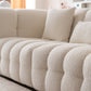 Wool Tuxedo Arm Sofa with Biscuit Back for Living Room 40.16" Wide Clearhalo 'furn' 'furn_sofas' 'Furniture' 'Living Room Furniture' 'Sofa' 'sofas' 5663041