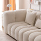 Wool Tuxedo Arm Sofa with Biscuit Back for Living Room 40.16" Wide Clearhalo 'furn' 'furn_sofas' 'Furniture' 'Living Room Furniture' 'Sofa' 'sofas' 5663042