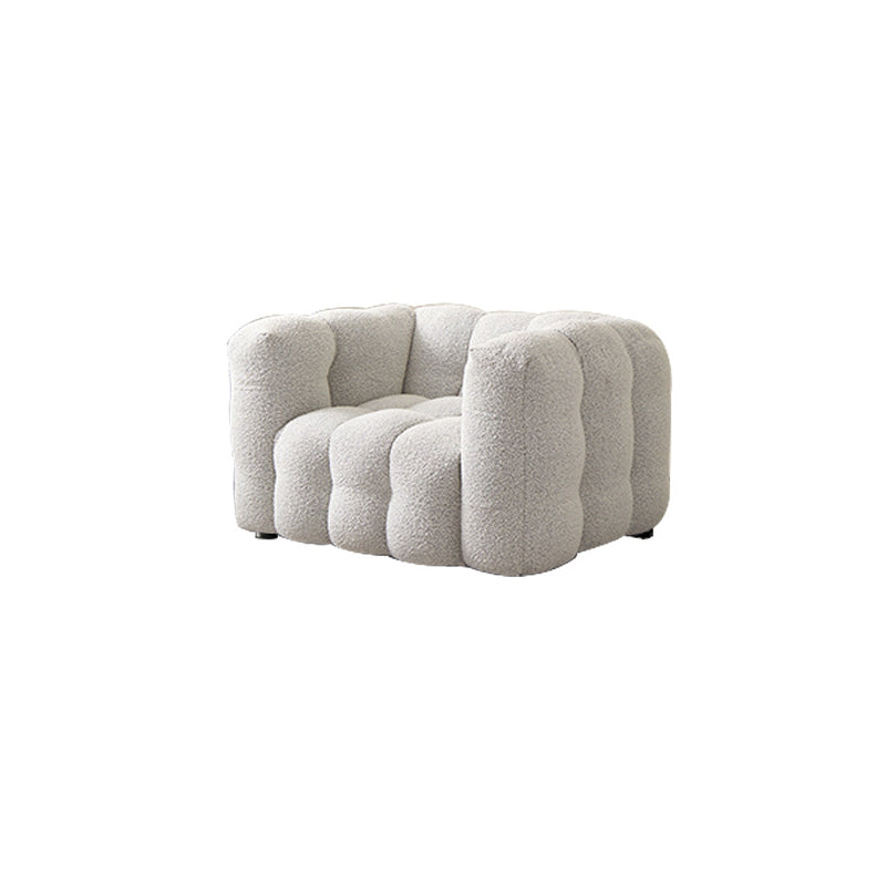 Wool Tuxedo Arm Sofa with Biscuit Back for Living Room 40.16" Wide 47.2"L x 40.2"W x 29.5"H Clearhalo 'furn' 'furn_sofas' 'Furniture' 'Living Room Furniture' 'Sofa' 'sofas' 5663044