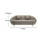 Sloped Arm Curved Sofa with Tight Back Contemporary Sofa for Apartment Clearhalo 'furn' 'furn_sofas' 'Furniture' 'Living Room Furniture' 'Sofa' 'sofas' 5663084