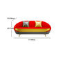 Sloped Arm Curved Sofa with Tight Back Contemporary Sofa for Apartment Clearhalo 'furn' 'furn_sofas' 'Furniture' 'Living Room Furniture' 'Sofa' 'sofas' 5663086