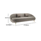 Sloped Arm Curved Sofa with Tight Back Contemporary Sofa for Apartment Clearhalo 'furn' 'furn_sofas' 'Furniture' 'Living Room Furniture' 'Sofa' 'sofas' 5663087