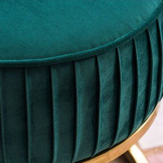 Zeitgenössisches Samtsofa mit Swen -Kissen Rücken und abgerissenem Arm