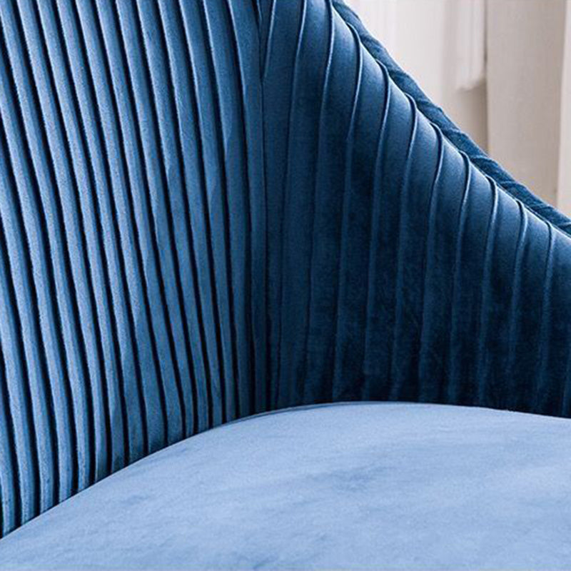 Eigentijdse fluwelen bank met Swen Pillow Back en Slopped Arm