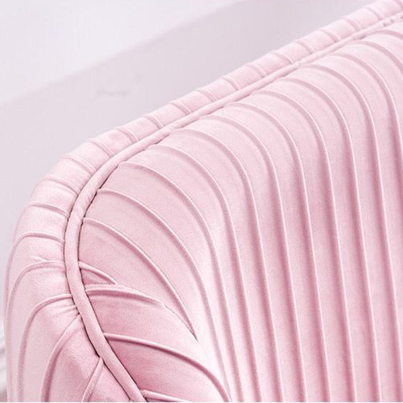 Eigentijdse fluwelen bank met Swen Pillow Back en Slopped Arm