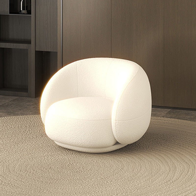 23.62インチの高さの現代的な湾曲した傾斜ソファリビングルーム